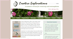 Desktop Screenshot of creativeexplorations.net